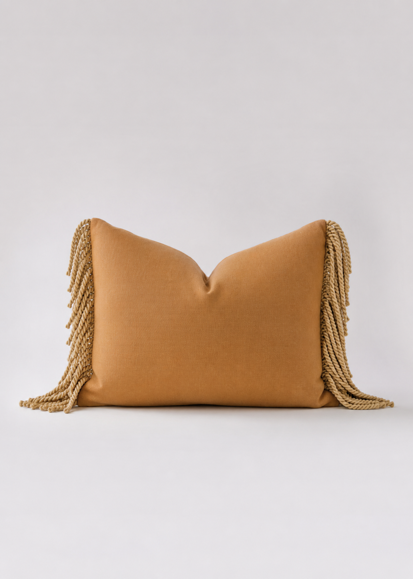 TERRACOTTA CLAY FRINGE LUMBAR  40X60 CM