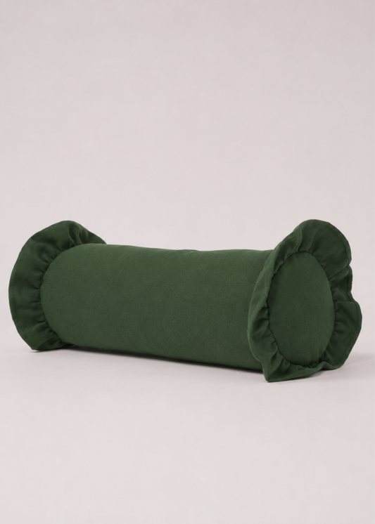 TILDA BOLSTER-MOSS GREEN -40 X 15CM