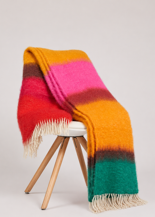 MOHAIR THROW