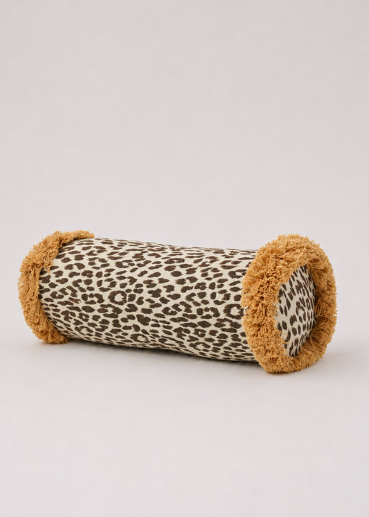 JUNGLE FRINGE BOLSTER -40 X 15CM