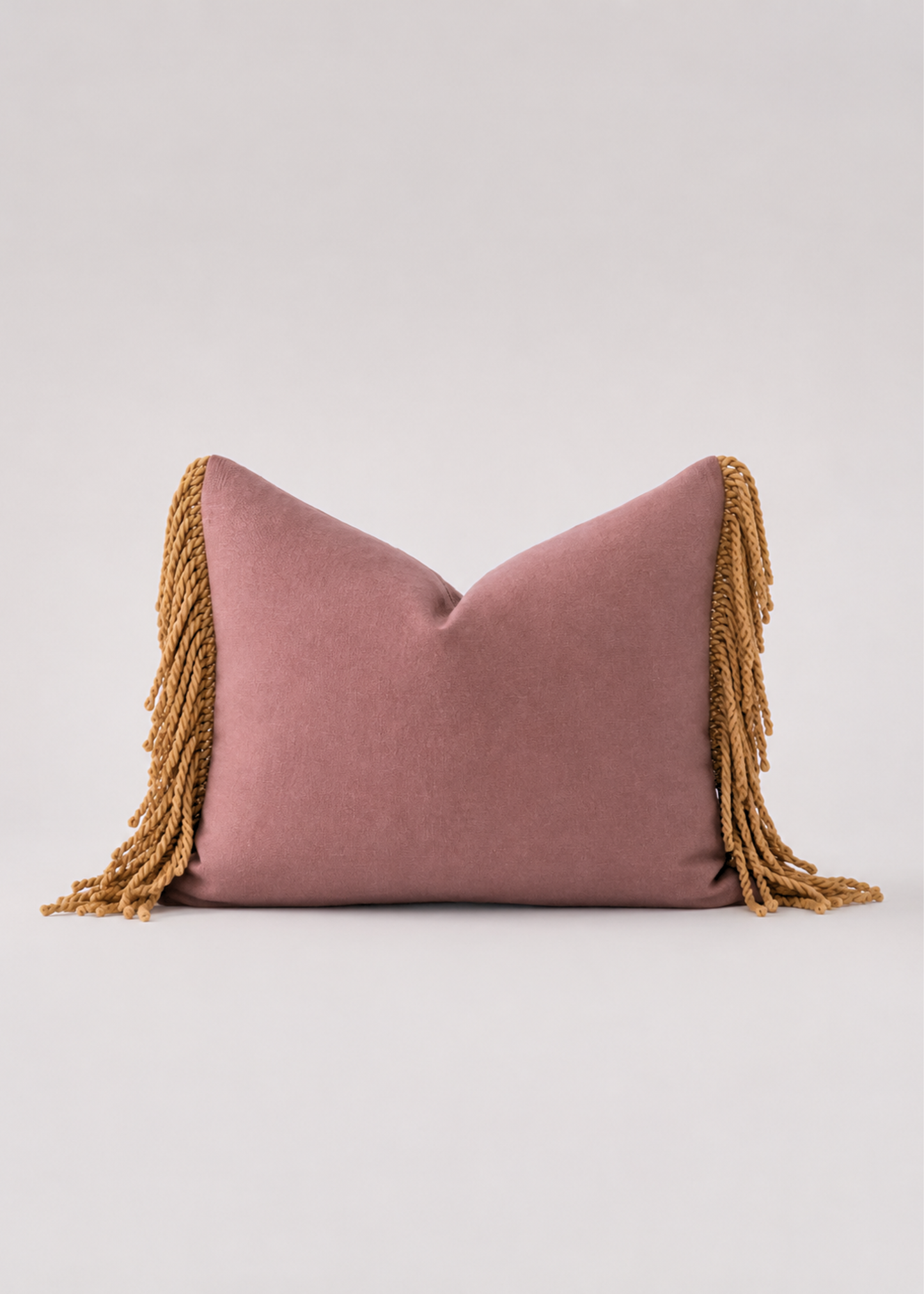 DESERT ROSE FRINGE LUMBAR  40X60 CM