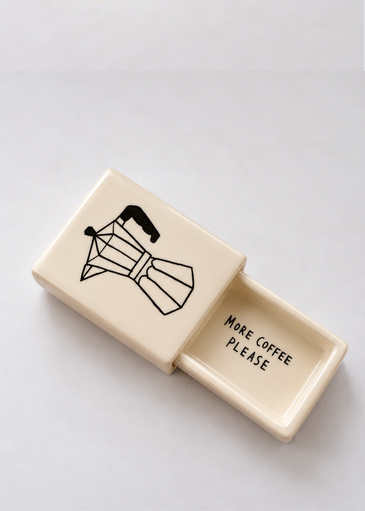 Coffee Ceramic Matchbox